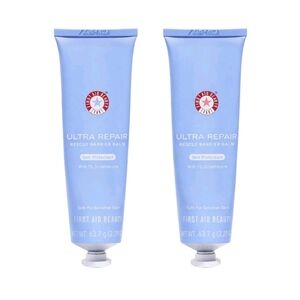NIB 2-PACK First Aid Beauty ULTRA REPAIR Rescue Barrier Balm 2.25 oz 03/2027